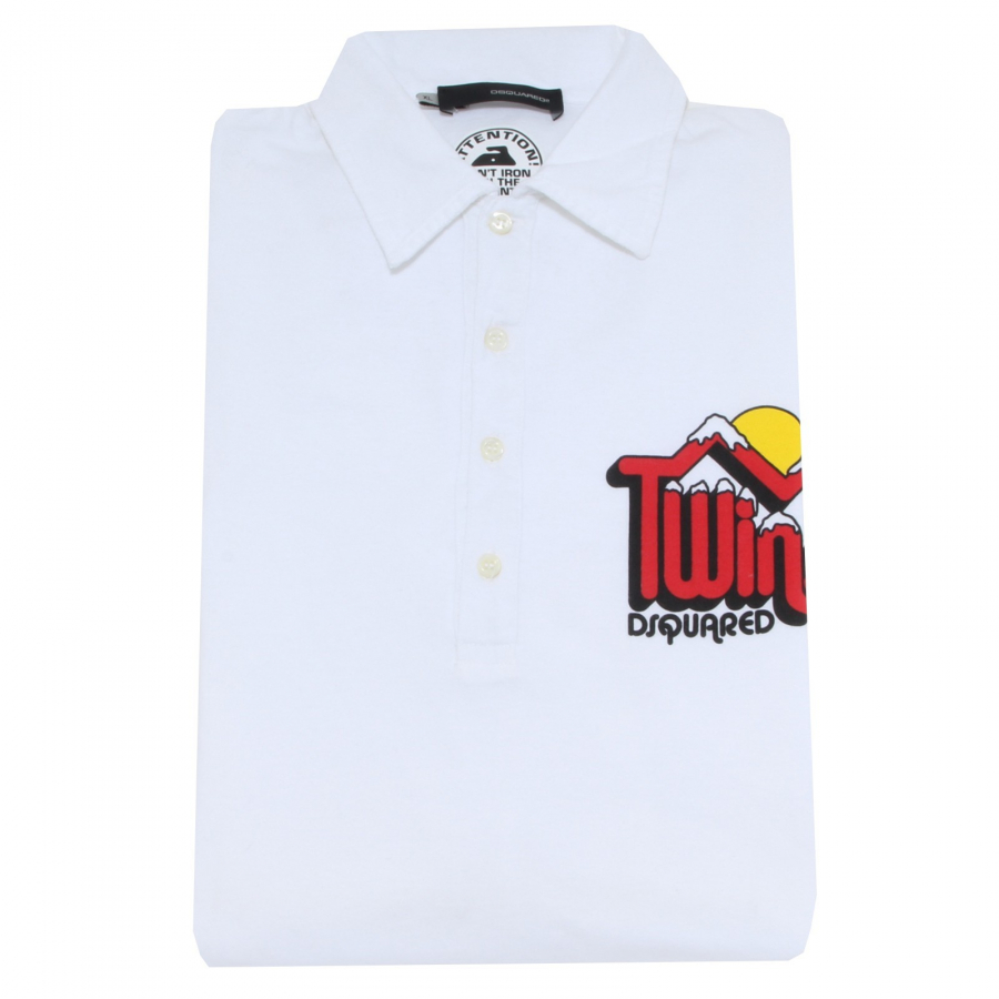 8808F polo DSQUARED D2 MANICA LUNGA maglia uomo t shirt men
