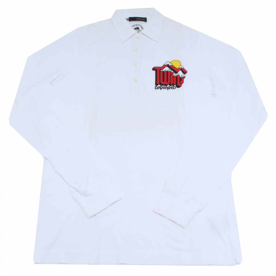 8808F polo DSQUARED D2 MANICA LUNGA maglia uomo t shirt men
