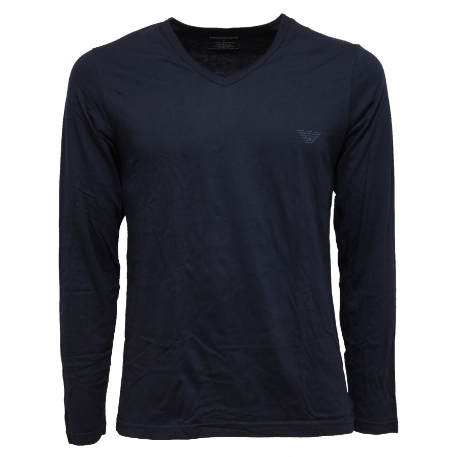 8819S maglia uomo EMPORIO ARMANI UNDERWEAR blu t shirt men