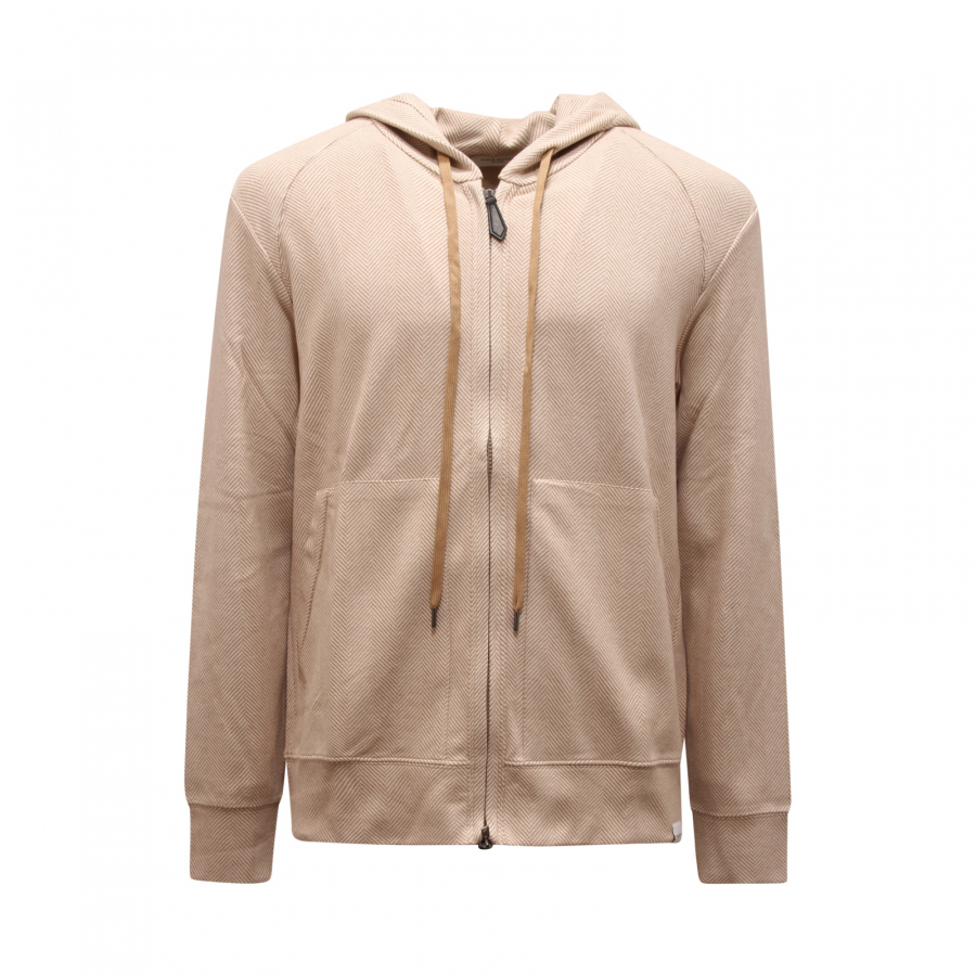 8821AV FELPA UOMO PAOLO PECORA MAN FULL ZIP SWEATSHIRT