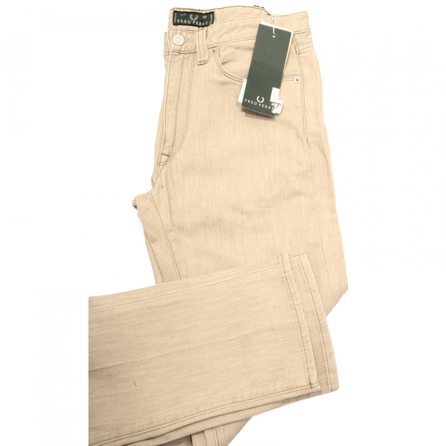 88539 pantaloni FRED PERRY DENIM STRETCH jeans pantalone uomo trousers men