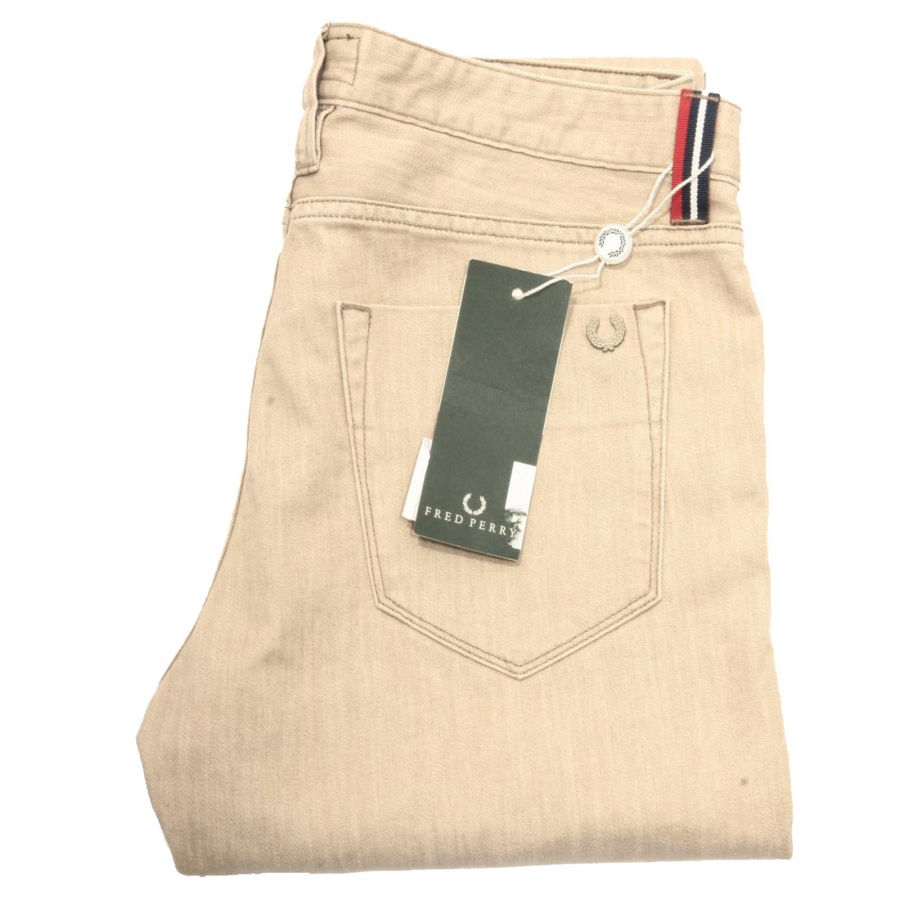 88539 pantaloni FRED PERRY DENIM STRETCH jeans pantalone uomo trousers men