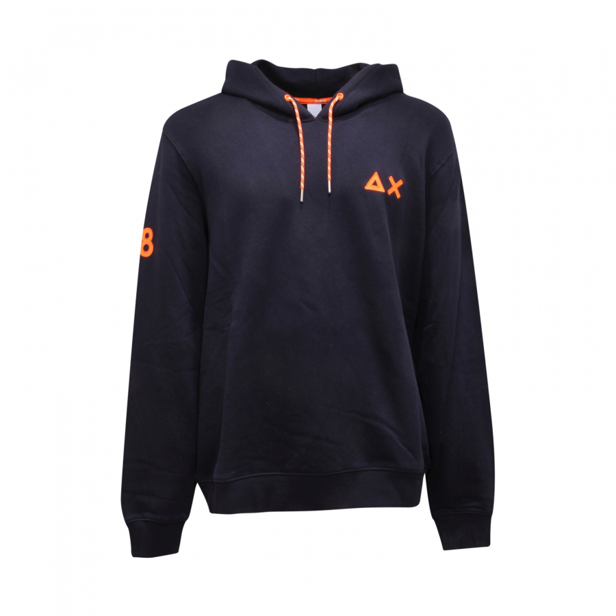 8855AQ felpa uomo SUN 68 man sweatshirt navy blue