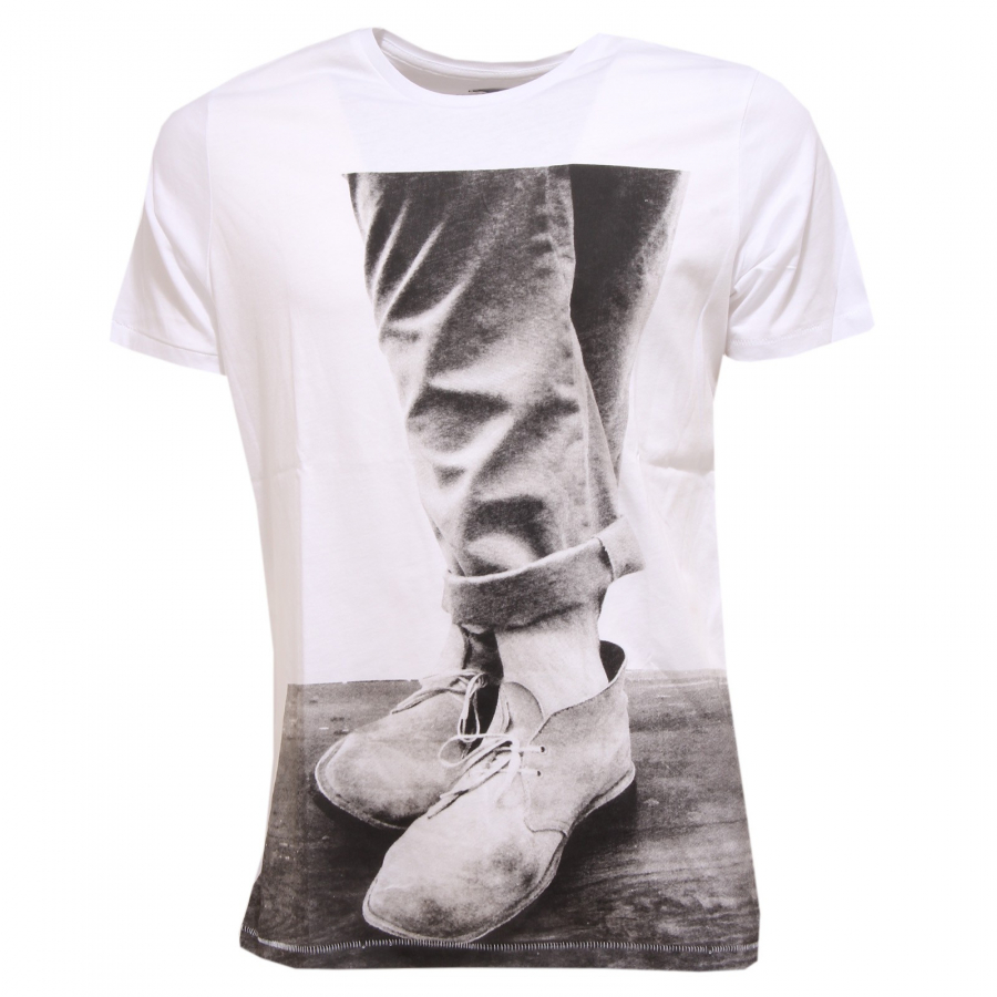 Bianco L sconto 50% Jack & Jones T-shirt MODA UOMO Camicie & T-shirt Casual 