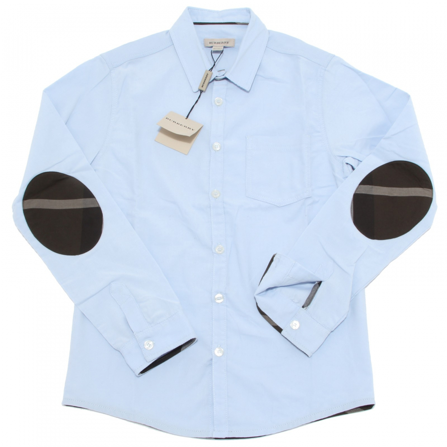 8895L camicia velluto costine bimbo BURBERRY manica lunga camicie