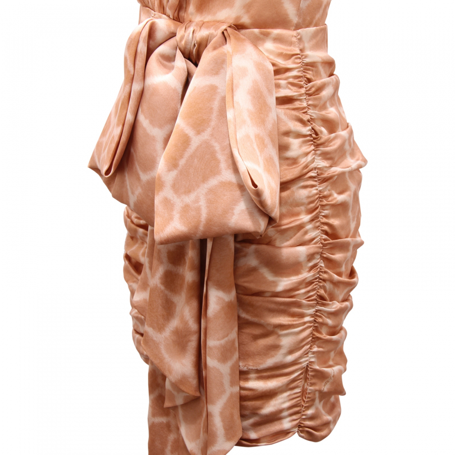 8954AU ABITO DONNA ELISABETTA FRANCHI WOMAN SILK DRESS
