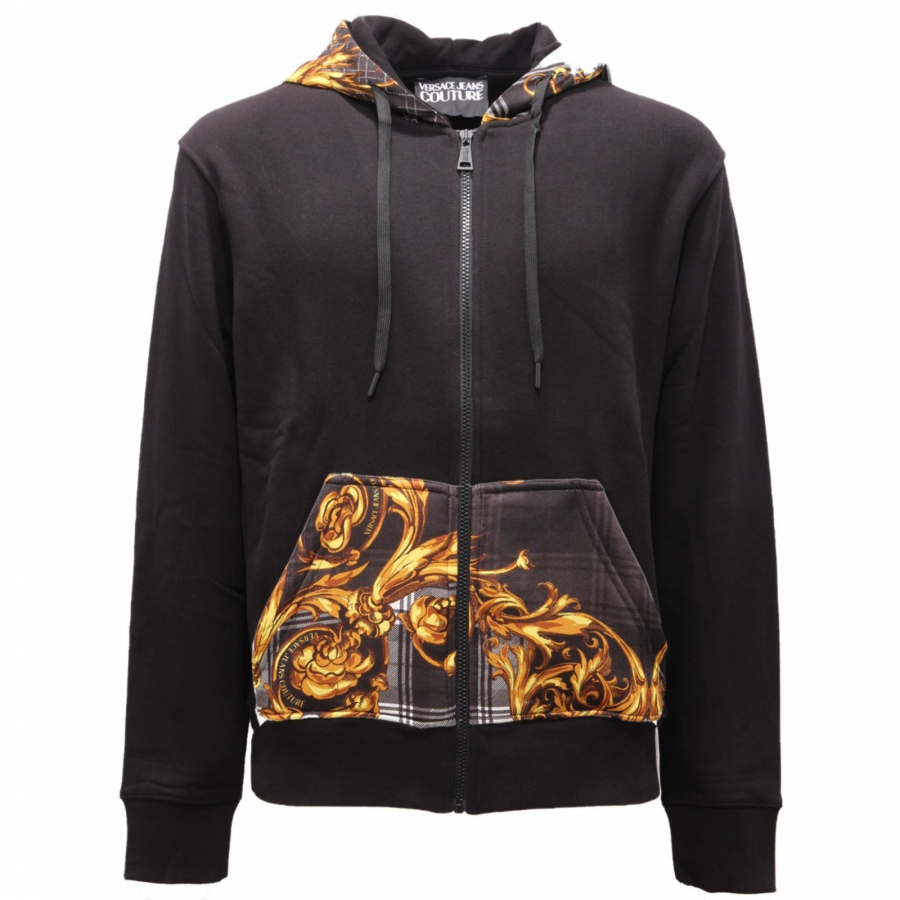 VERSACE JEANS COUTURE, Black Men's Sweatshirt