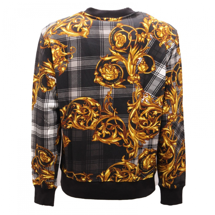Mens black and gold sweatshirt shop