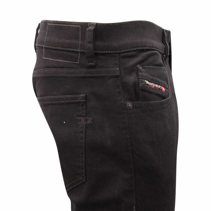 9313AQ jeans uomo DIESEL 2019 D STRUKT man trousers black