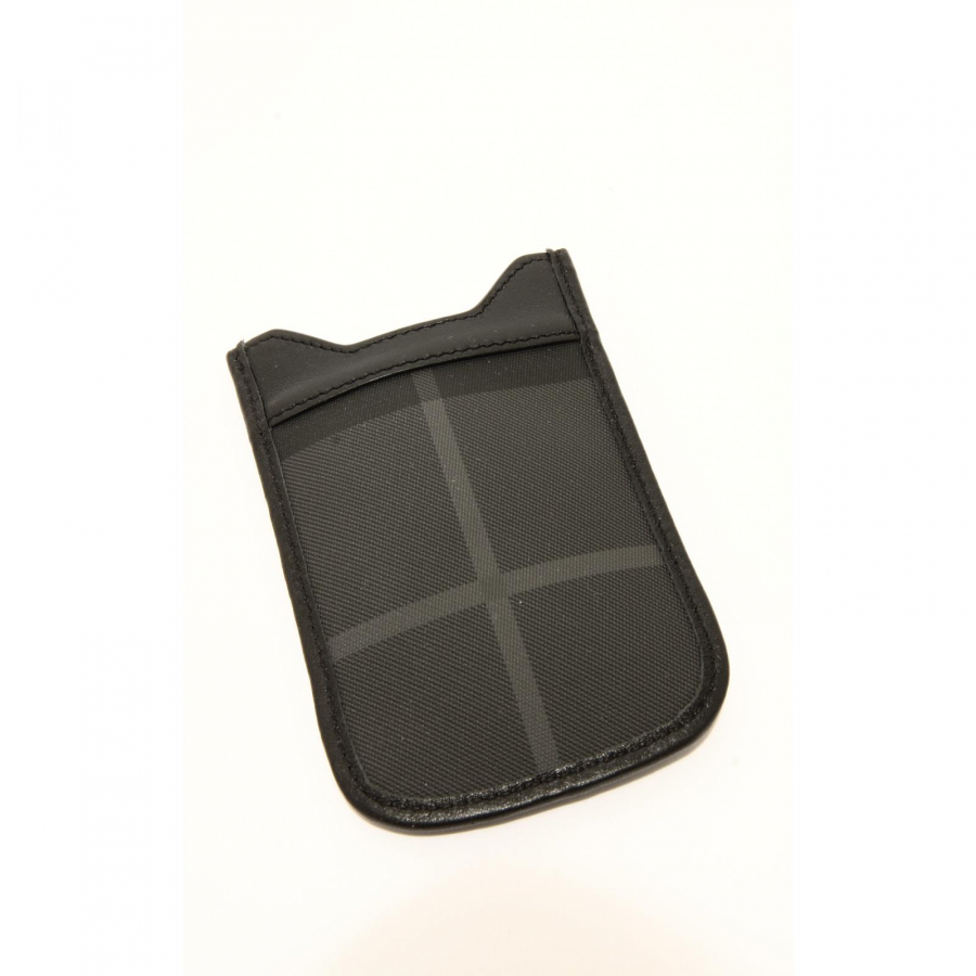 93377 porta cellulare BURBERRY BLACK CHECK accessori uomo mobile phone cellular