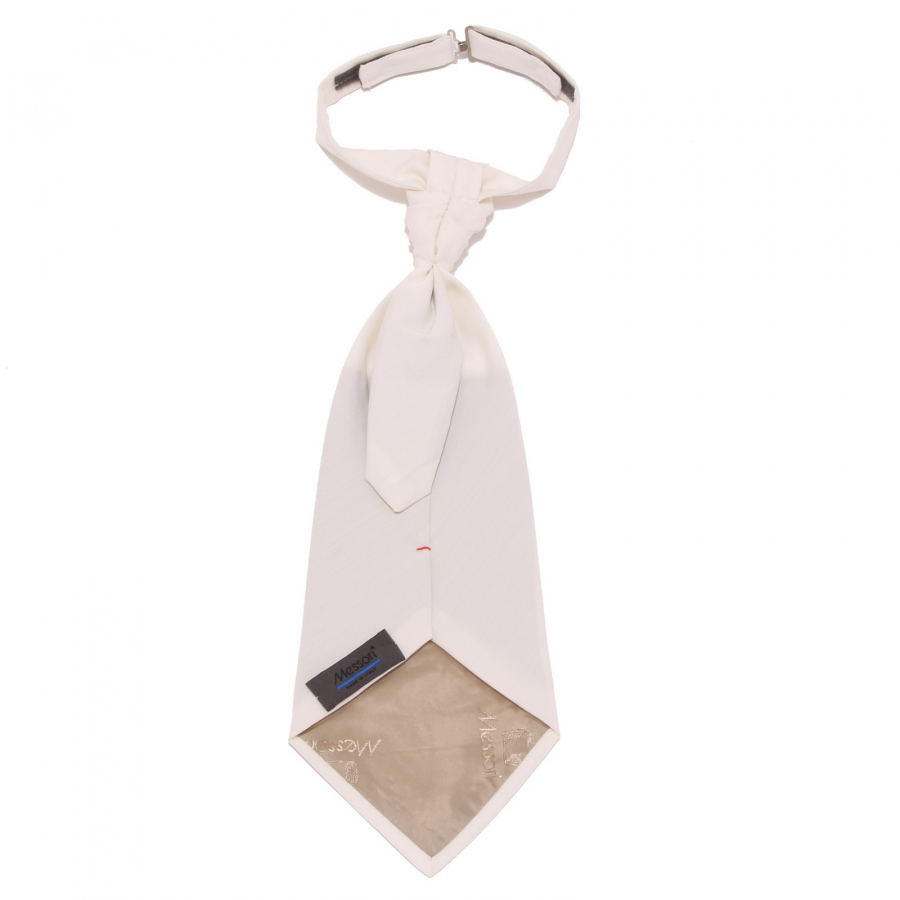 8780W cravatta uomo TED BAKER cotton/silk white/beige tie men 