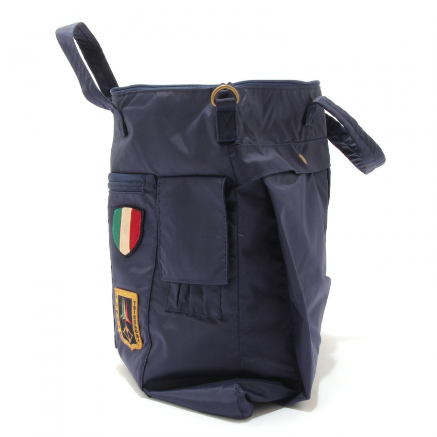 9445AE borsa portacasco uomo AERONAUTICA MILITARE blue sport travel bag