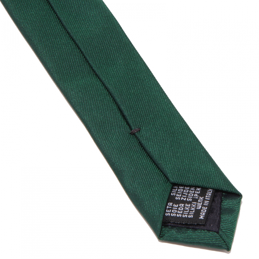 5391S cravatta uomo MESSAGERIE seta verde silk green tie men