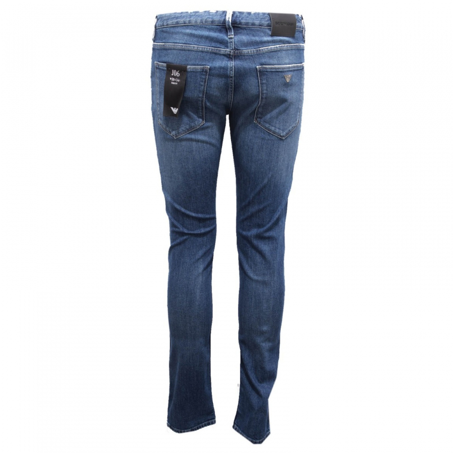 Armani jeans mens deals slim fit jeans blue