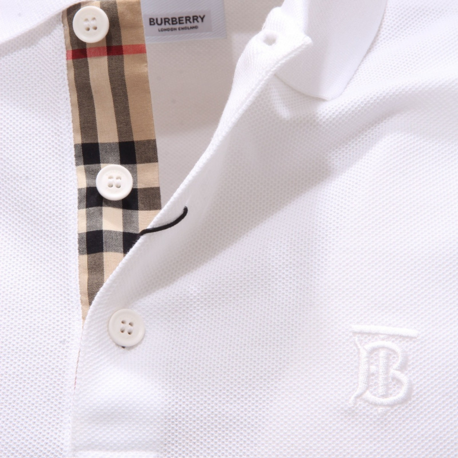 White burberry shirt men's on sale