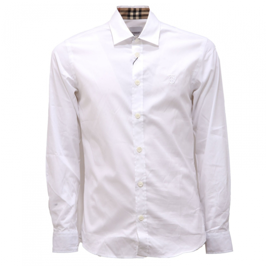 Camicia burberry uomo bianca on sale
