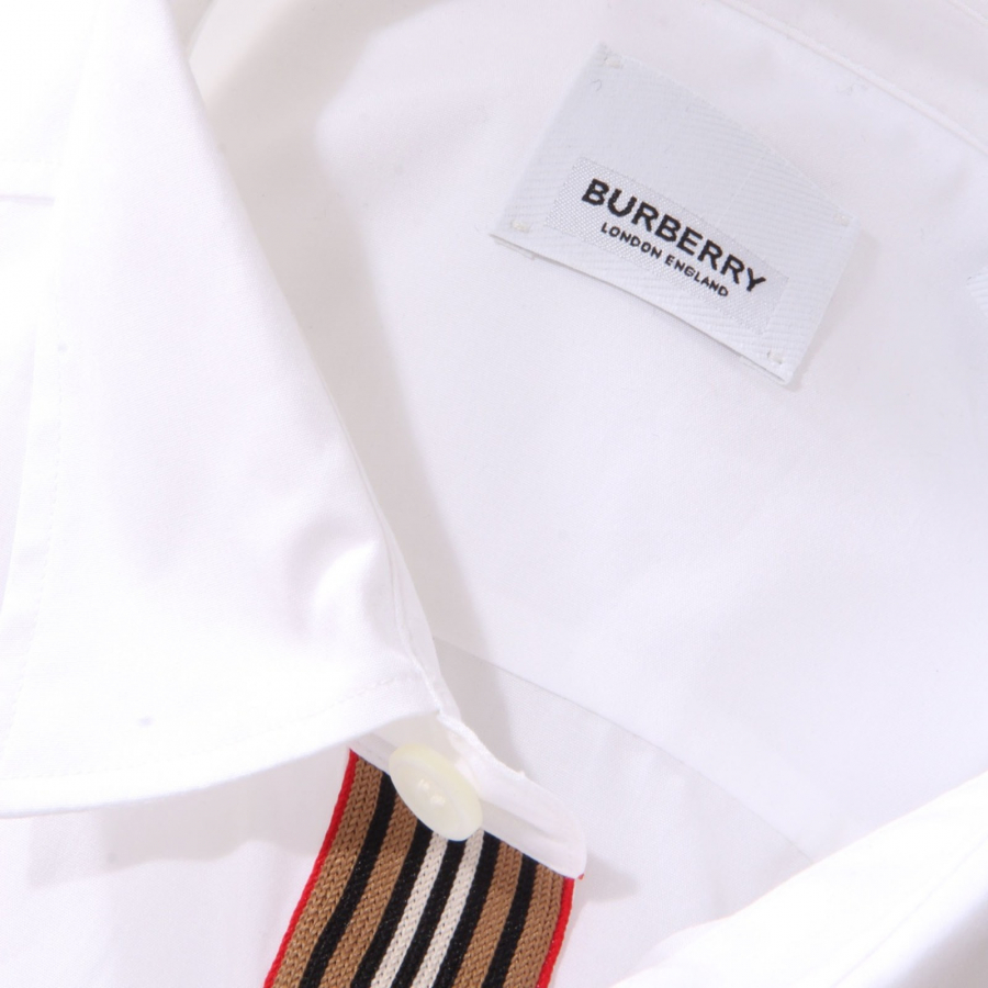 Camicia burberry uomo bianca 2025