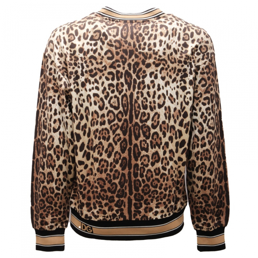 Mens leopard print sweatshirt hot sale
