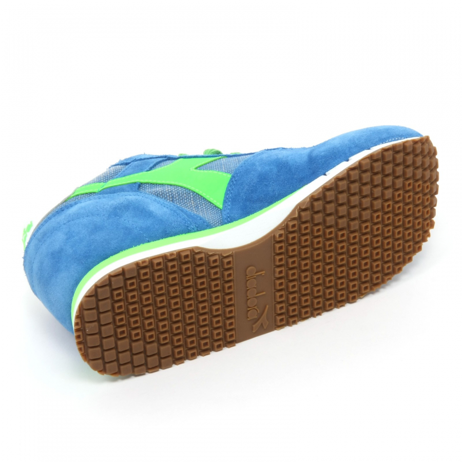 B7534 sneaker donna DIADORA HERITAGE TRIDENT azzurro verde shoe woman