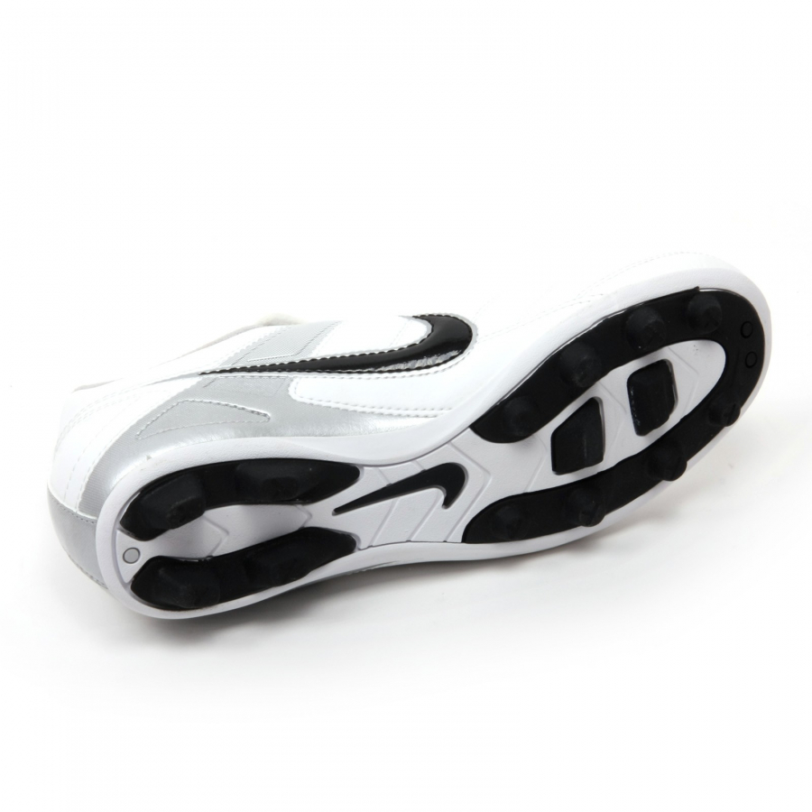C1092 scarpa calcio bimbo JR NIKE PARK II FG R bianco football soccer shoe kid