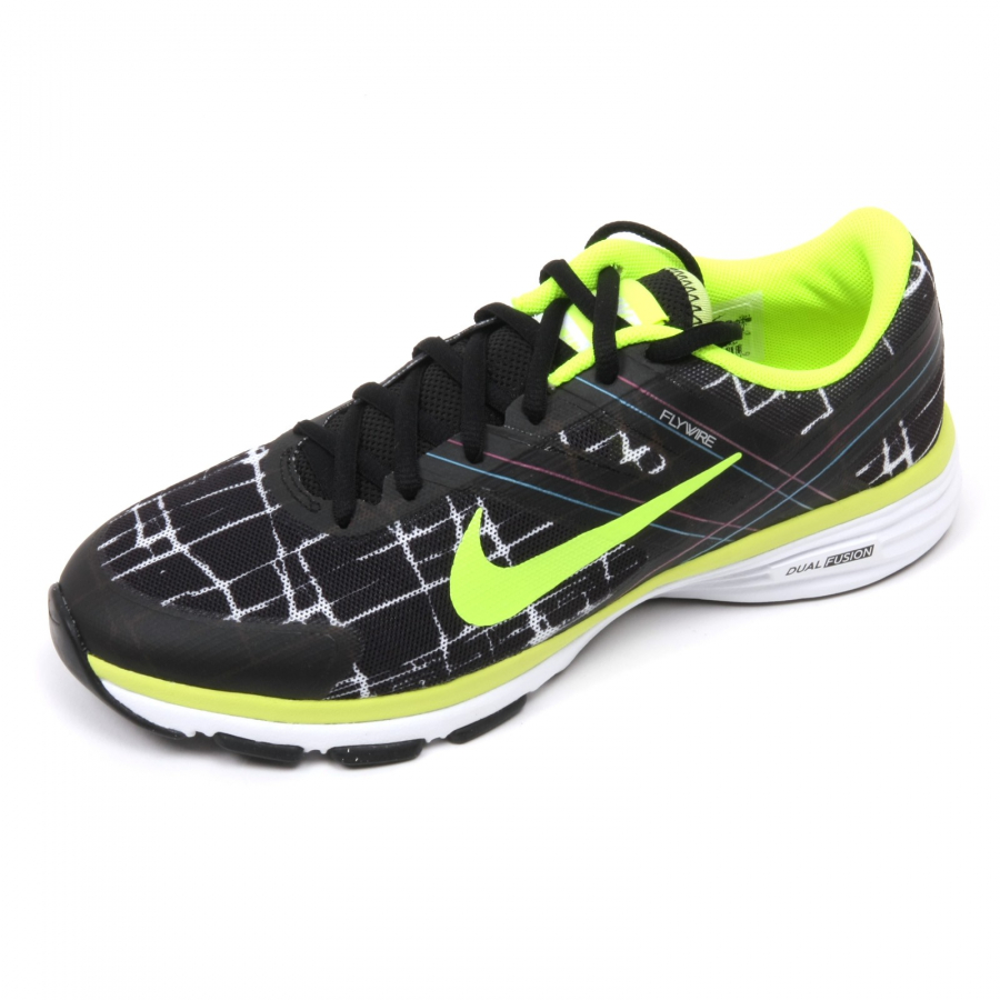 genio Corte de pelo Hacer bien C2834 sneaker donna NIKE DUAL FUSION TR 2 PRINT scarpa nero shoe woman