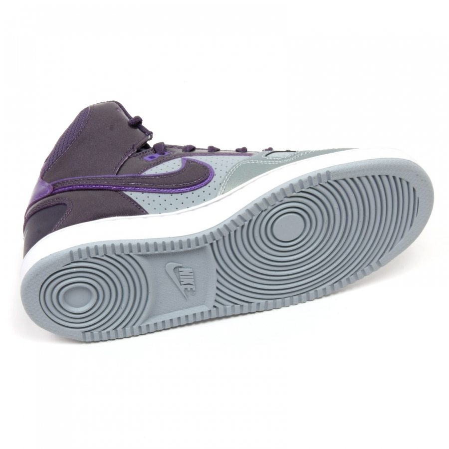 C2838 sneaker donna NIKE SON OF FORCE MID scarpa viola grigio shoe woman