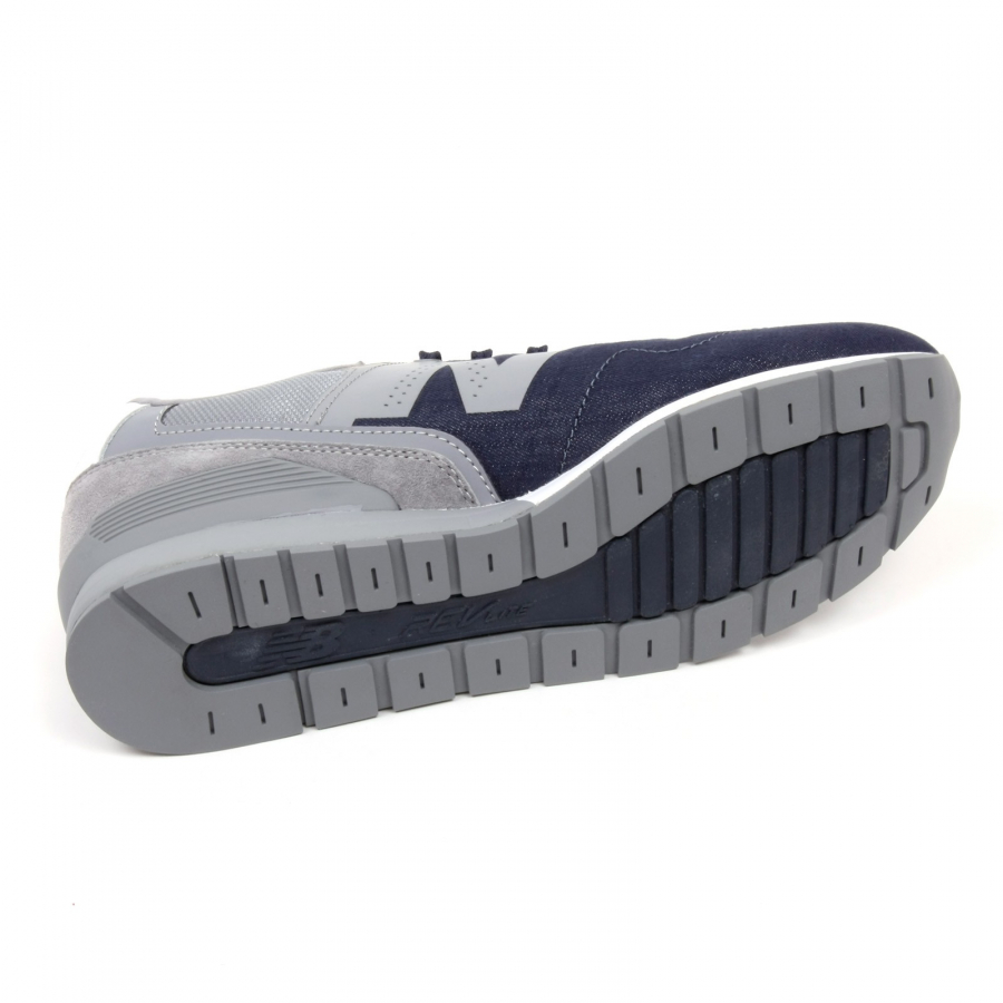 C5066 sneaker uomo NEW BALANCE 996 scarpa grigio blu jeans shoe man
