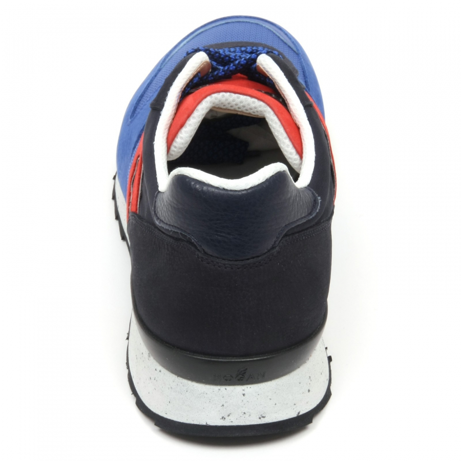 C7488 sneaker uomo HOGAN REBEL R261 scarpa blu scuro blu shoe man