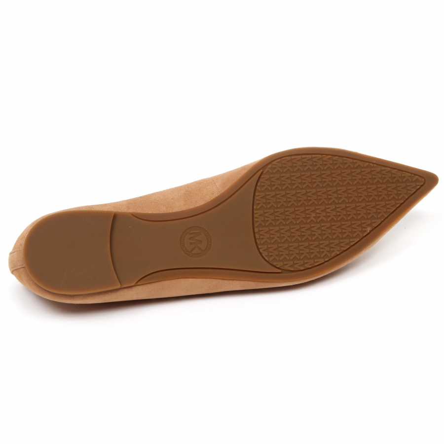 C9860 ballerina donna MICHAEL KORS THALIA FLAT scarpa beige scuro shoe woman