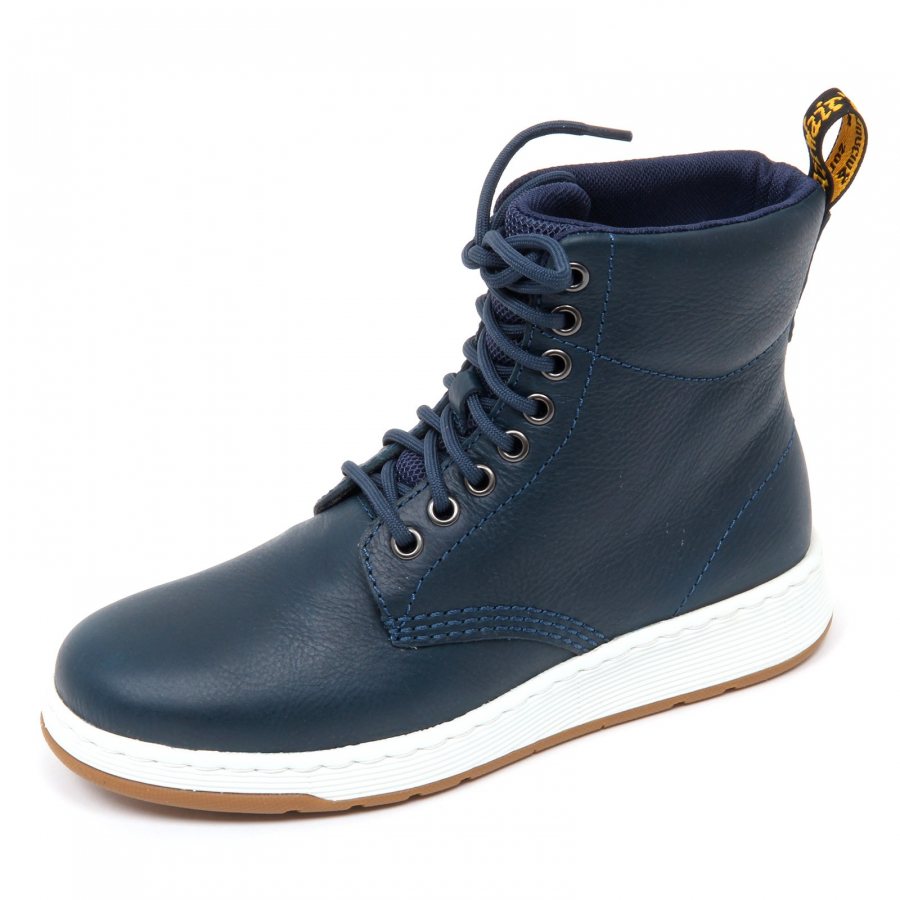 D1746 without box sneaker donna DR. MARTENS RIGAL scarpe blu shoe woman