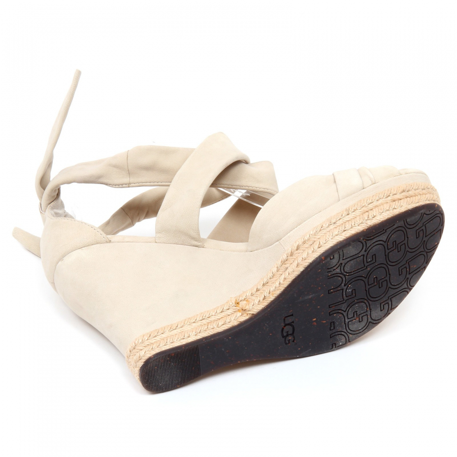 sandalo donna UGG W LUCY zeppa beige chiaro vintage shoe woman