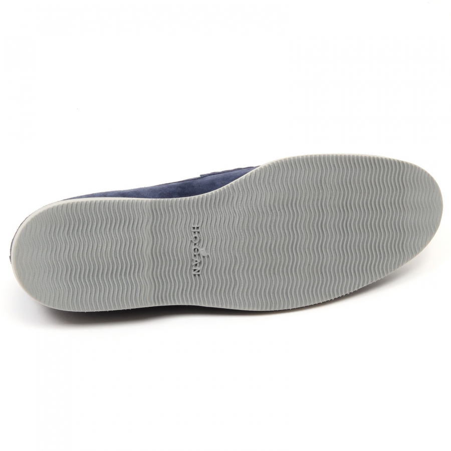 D2456 mocassino uomo HOGAN CLUB blu loafer shoe man