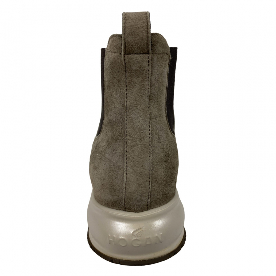 E61 beatles donna HOGAN INTERACTIVE CHELSEA suede brown boots woman