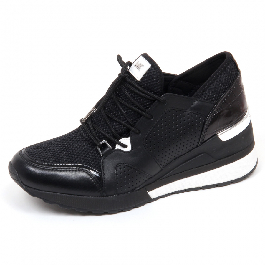 F0808 sneaker donna black MICHAEL KORS SCOUT TRAINER scarpe shoe