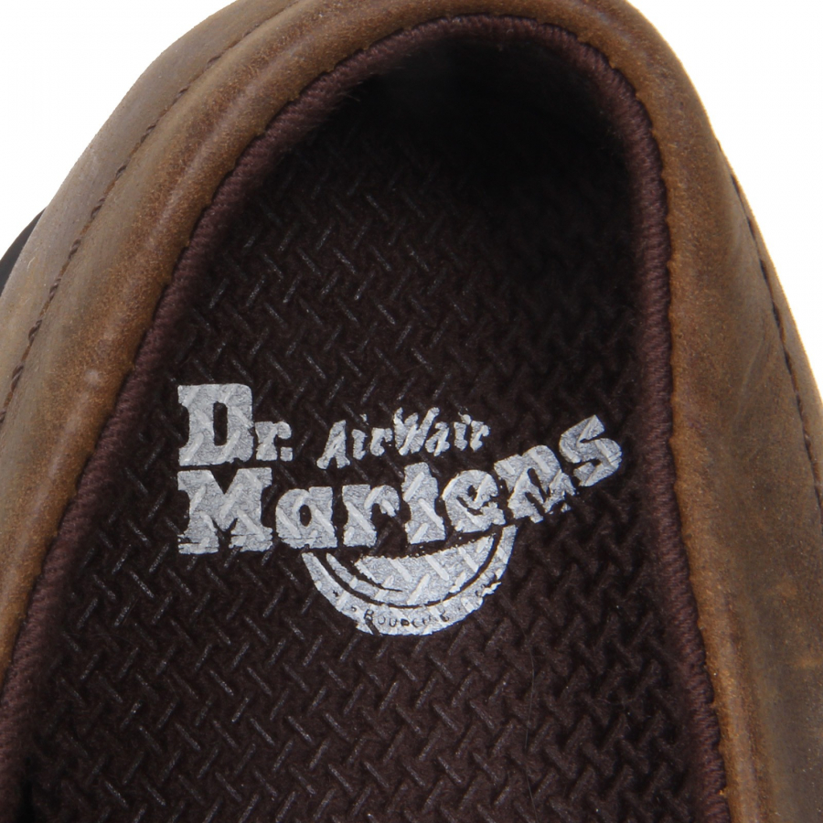 NO BOX scarpa donna brown DR. MARTENS slip on vintage effect shoe woman