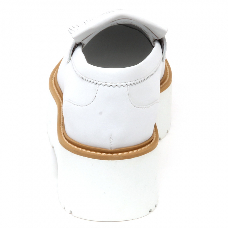 Hogan F4096 mocassino donna white HOGAN H355 scarpe loafer leather shoe woman 
