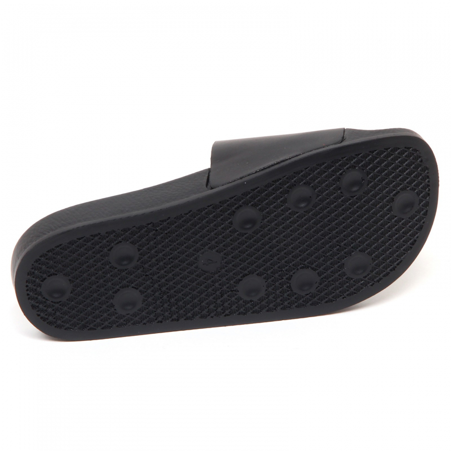 F5304 ciabatte bimbo boy MSGM black slipper polyurethane shoe kid