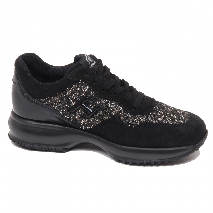 Scarpe hogan nere lucide hotsell