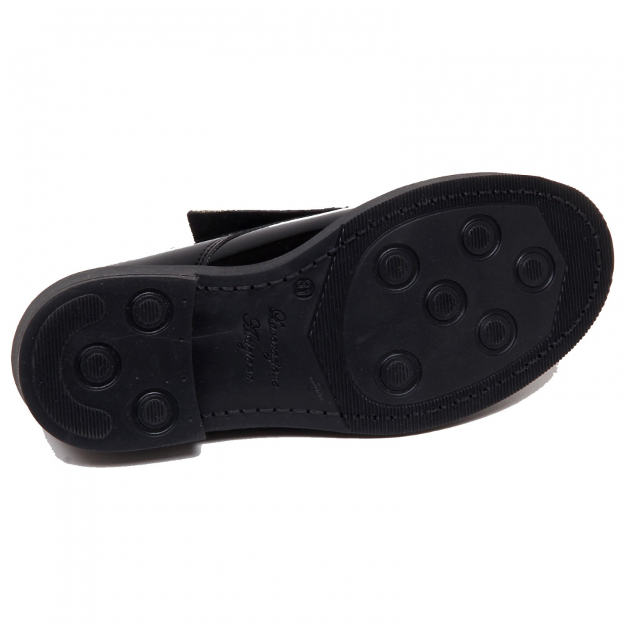 F7920 scarpa bimba girl patent FLORENS frange strass staccabile shoe