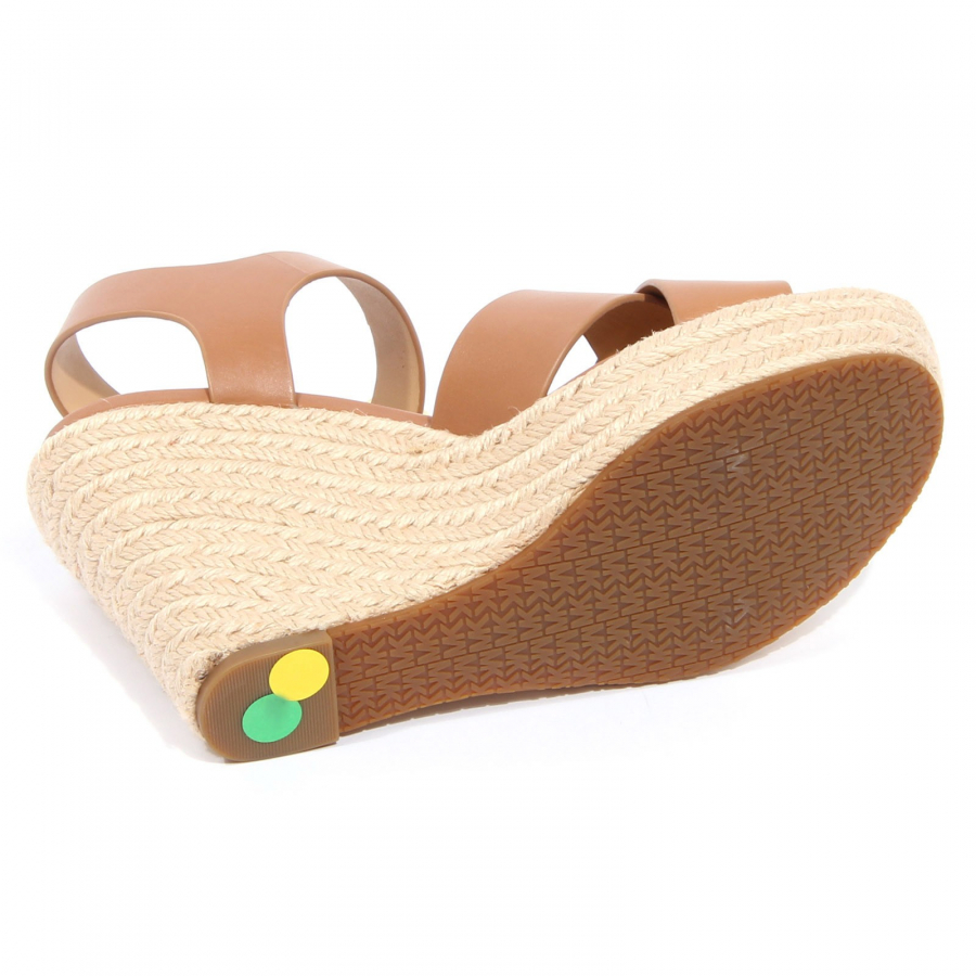 G0618 sandalo zeppa donna MICHAEL KORS KADY WEDGE light brown
