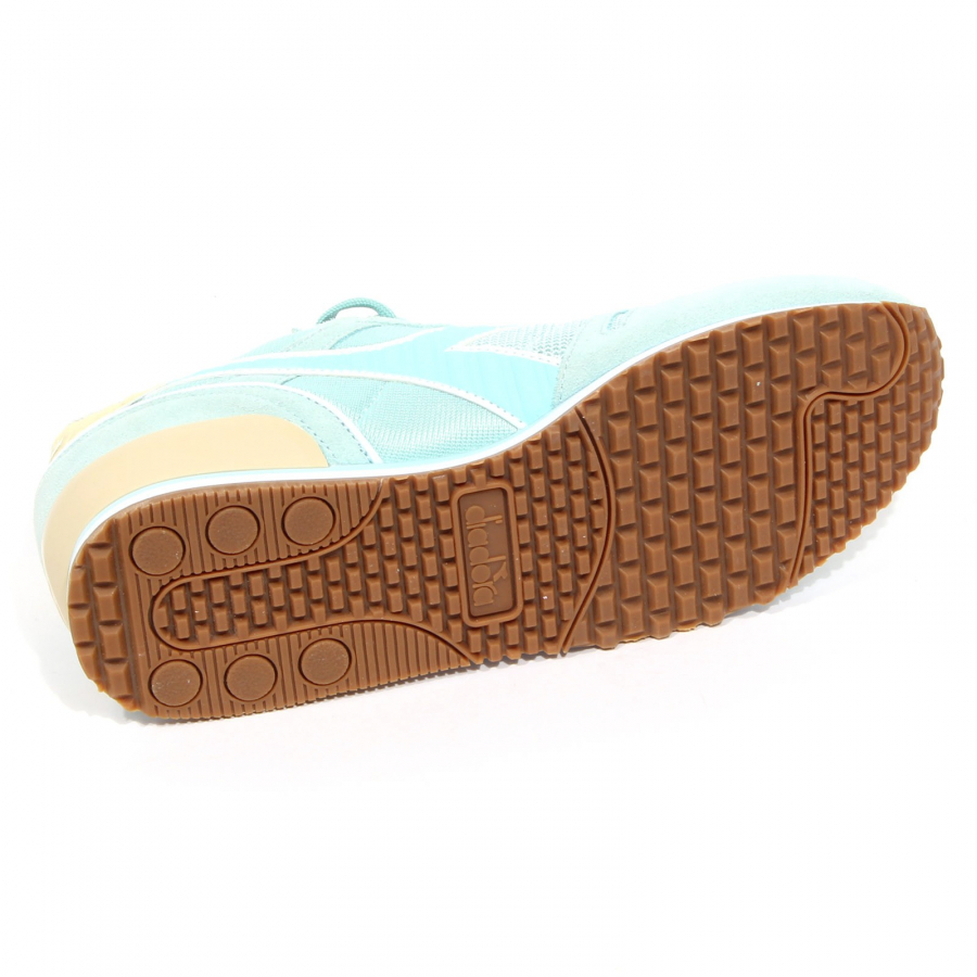 G1100 sneaker donna DIADORA TITAN II light green water suede fabric shoes woman