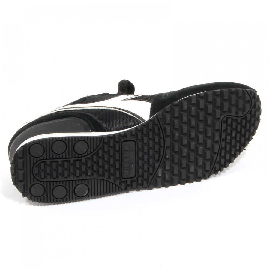 G1114 sneaker donna DIADORA TITAN black suede fabric shoes woman