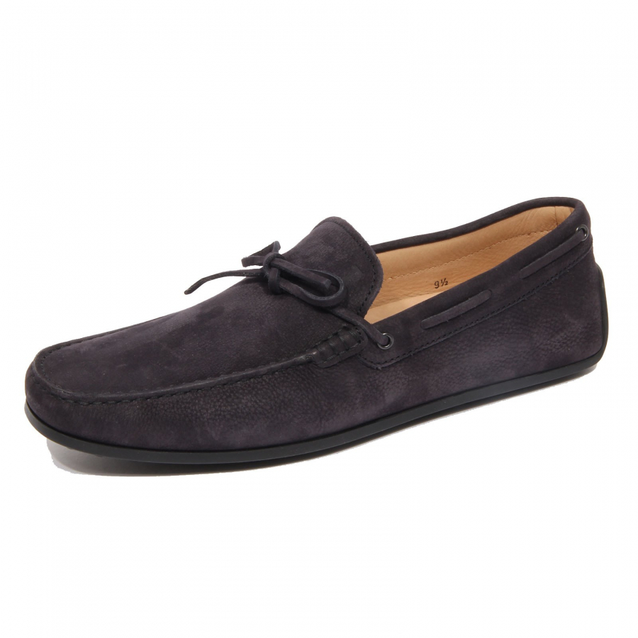 G2232 mocassino uomo TOD'S dark blue leather loafer shoe man 