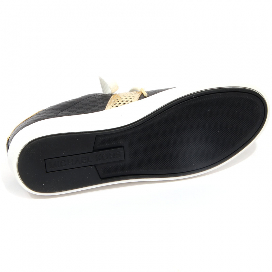 Michael kors black shop and gold shoes