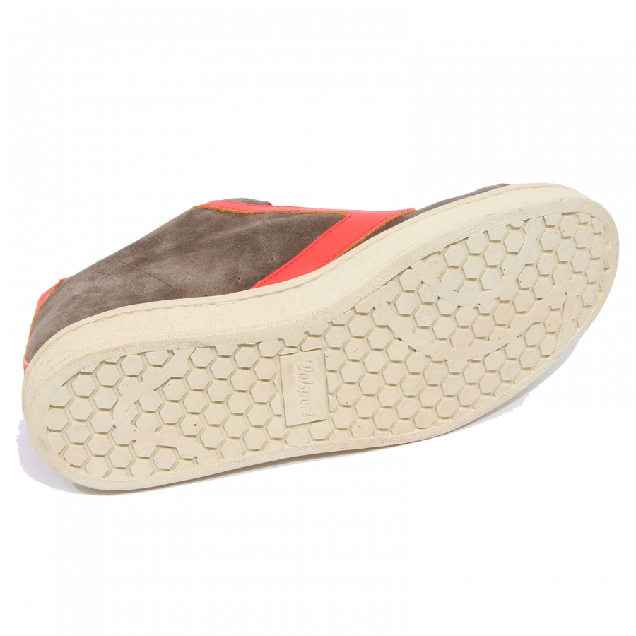 G2952 sneaker uomo VALSPORT 1920 TOURNAMENT brown orange suede