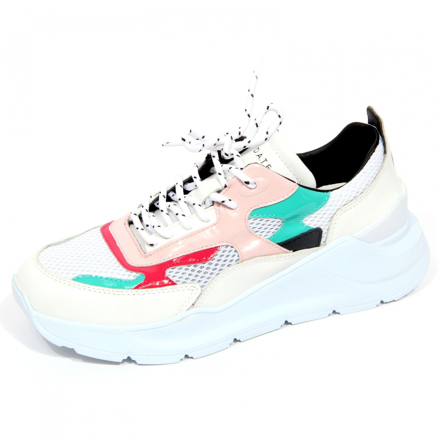 G3052 sneaker donna D.A.T.E. FUGA leather fabric shoe woman