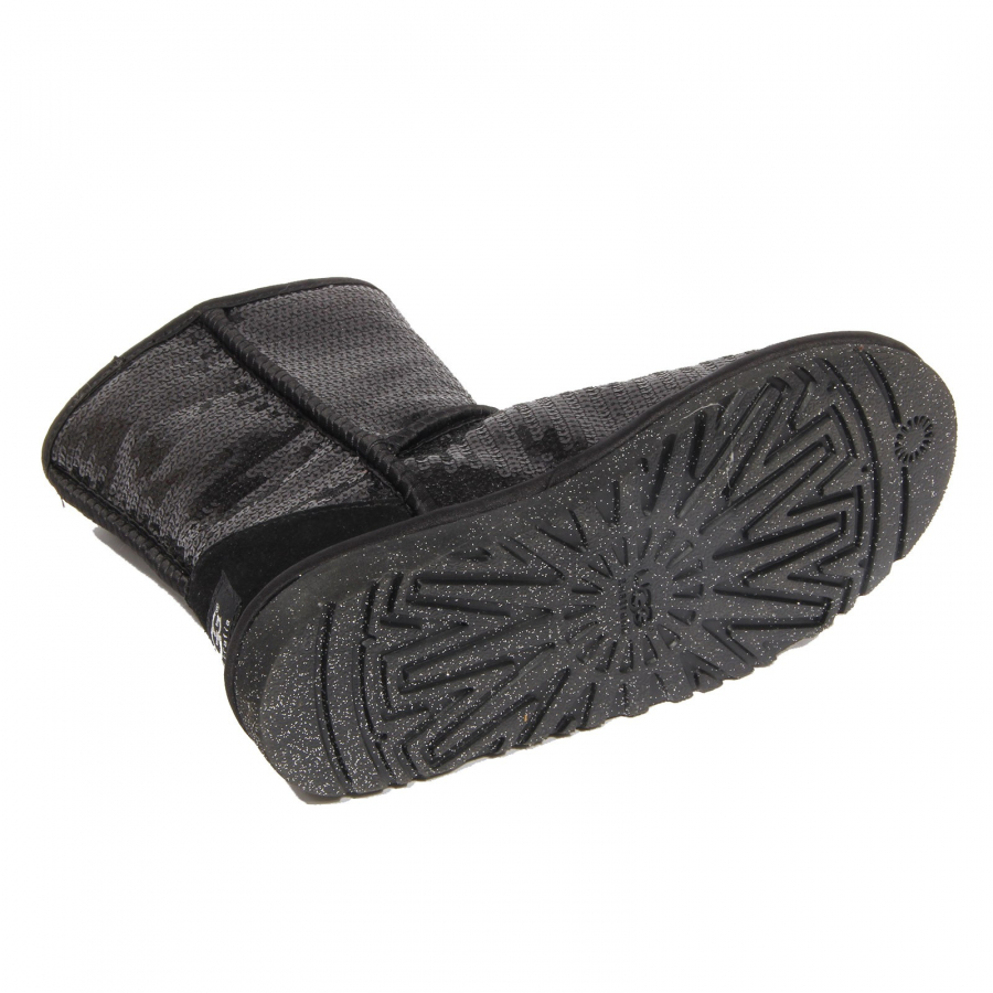 G4292 stivale bimba girl UGG SPARKLES black paillettes boot kid
