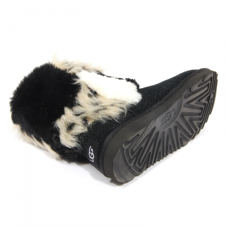Ugg patchwork hotsell fluff boot