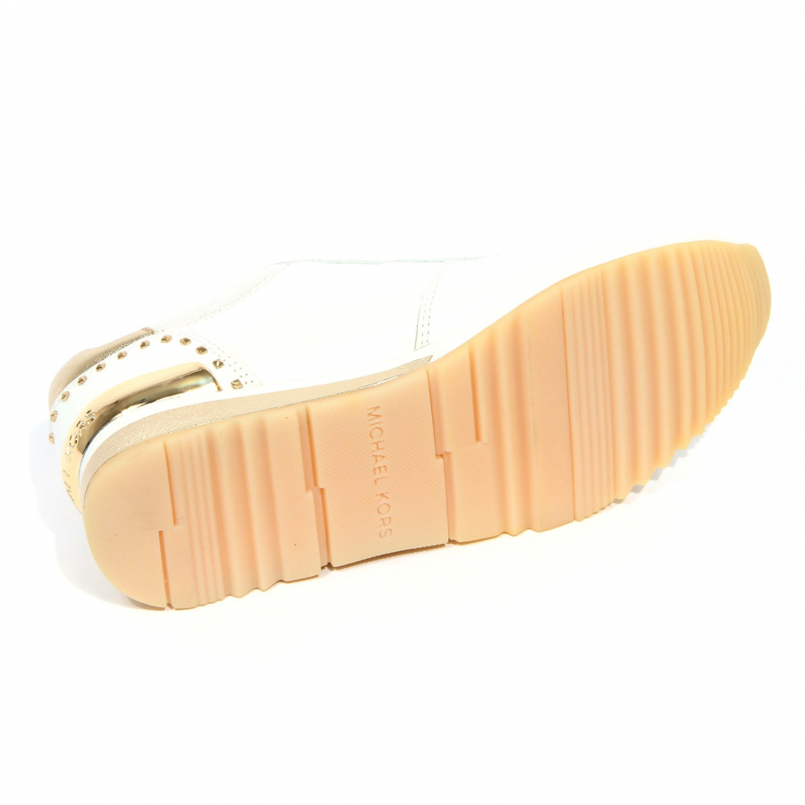 Allie white cheap striped trainer