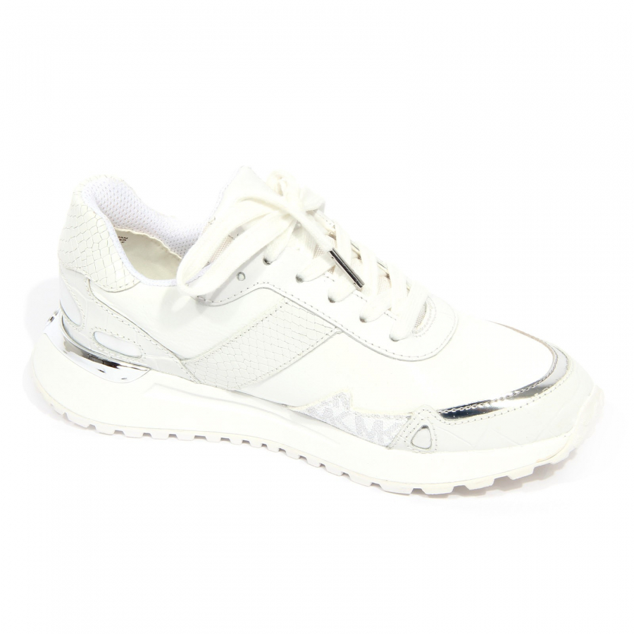 G5414 sneaker donna MICHAEL KORS ALLIE WRAP TRAINER off white shoe